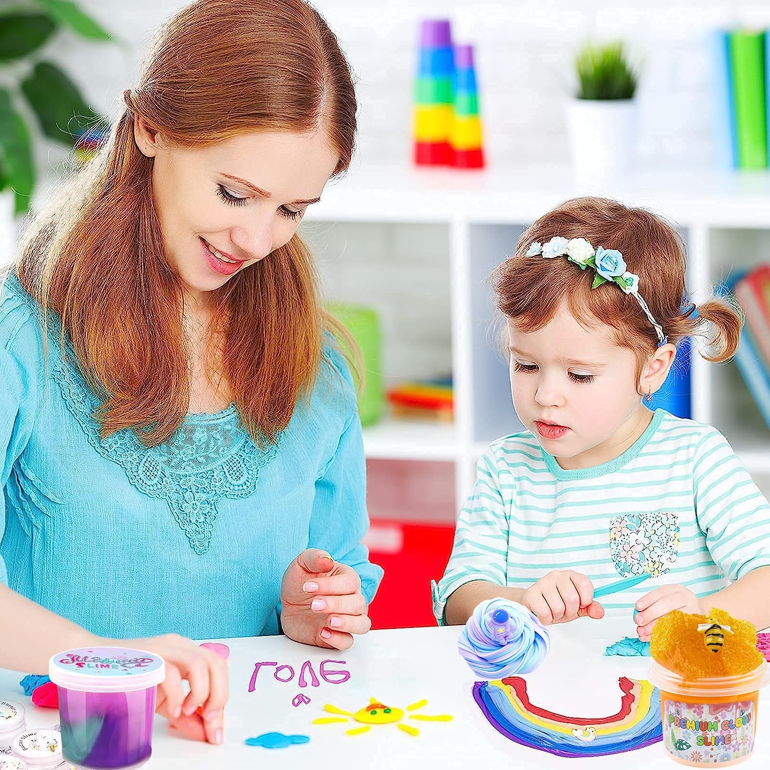 BrightMindToys™ — Crunchy Slime Set