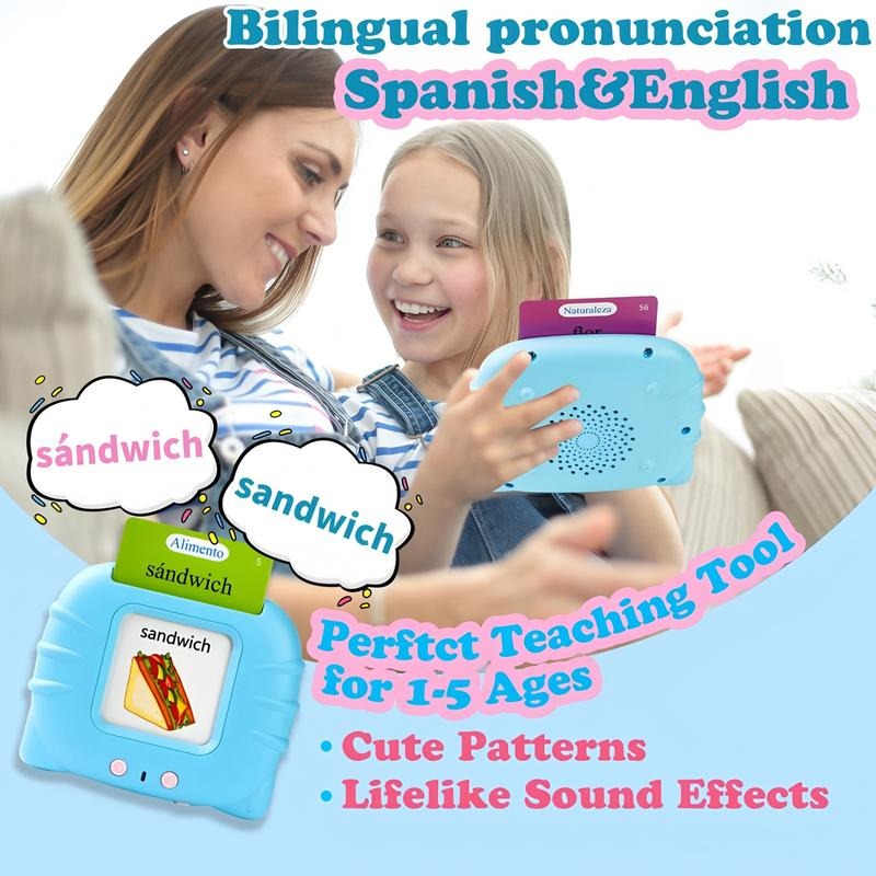 Bilingual Talking Flash Cards (English + Spanish)